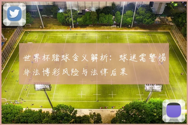 世界杯赌球含义解析:球迷需警惕非法博彩风险与法律后果