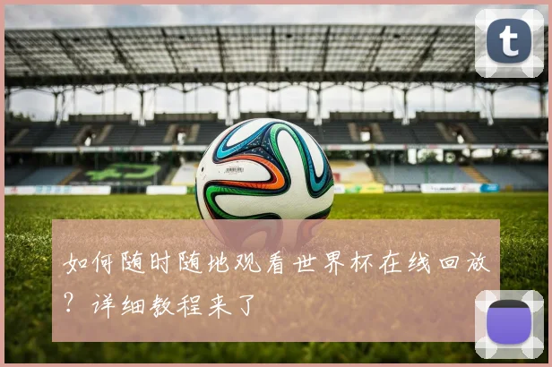 如何随时随地观看世界杯在线回放？详细教程来了